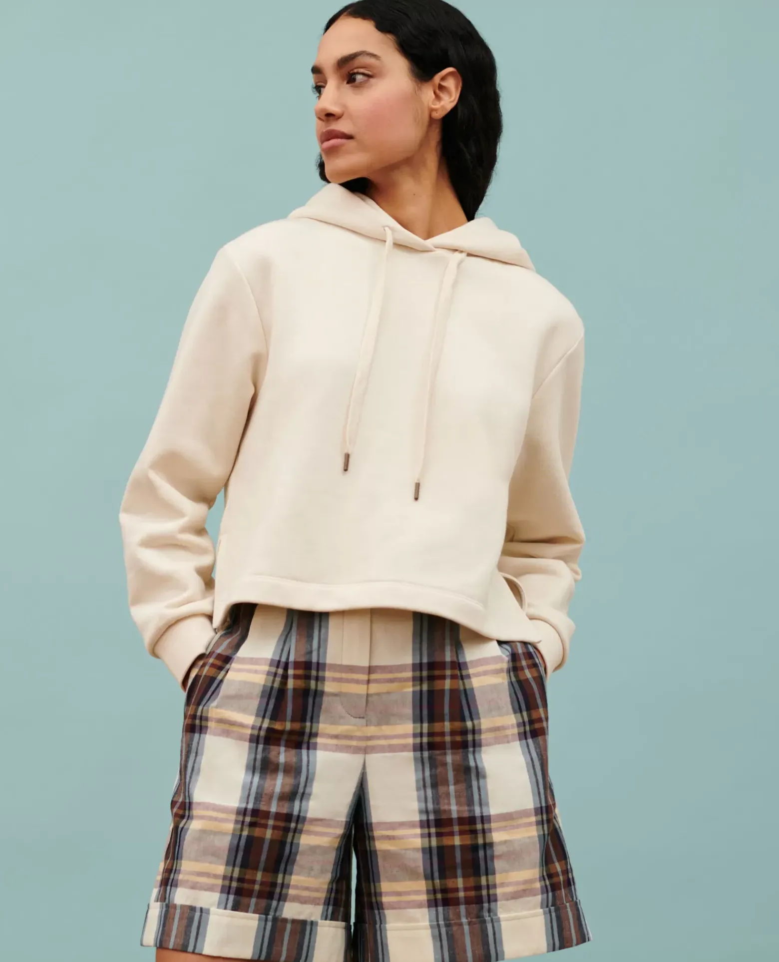 Jupes & Shorts|Comptoir des Cotonniers Short A Carreaux 0180 Wine