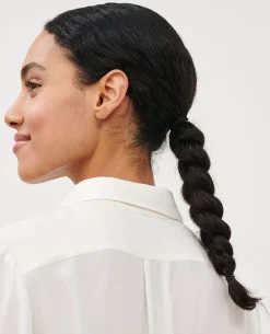 Blouses & Chemises|Comptoir des Cotonniers Sibylle - Chemise En Soie Optical White