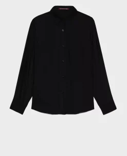 Blouses & Chemises|Comptoir des Cotonniers Sibylle - Chemise En Soie Black Beauty