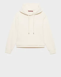 Maille|Comptoir des Cotonniers Sweatshirt A Capuche 0107 Off White