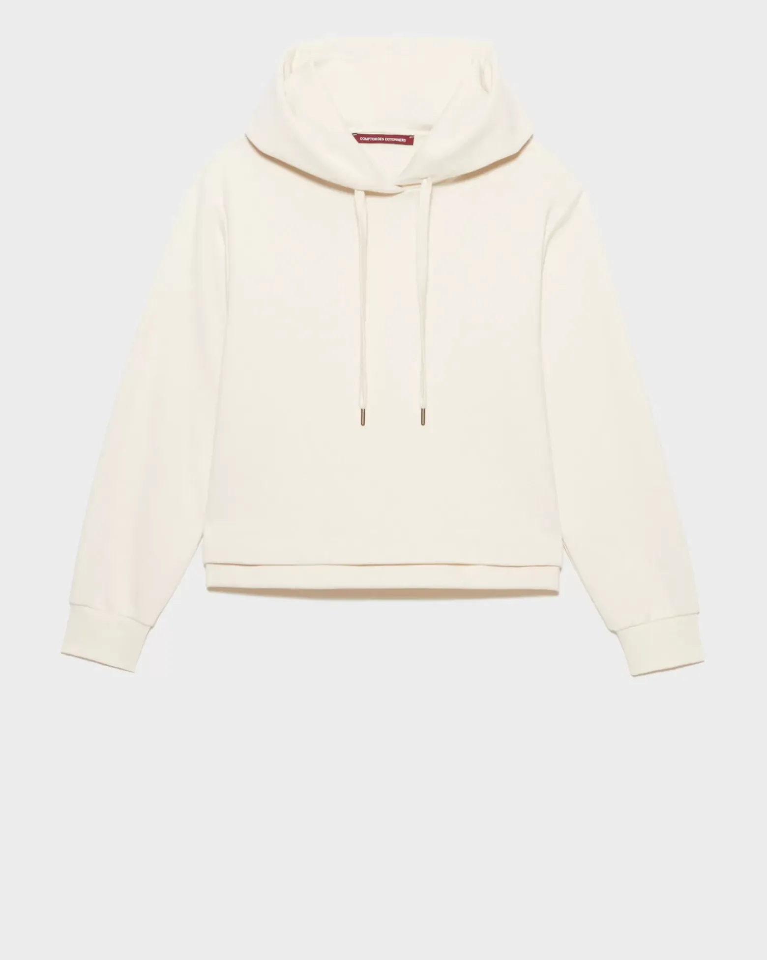 Maille|Comptoir des Cotonniers Sweatshirt A Capuche 0107 Off White