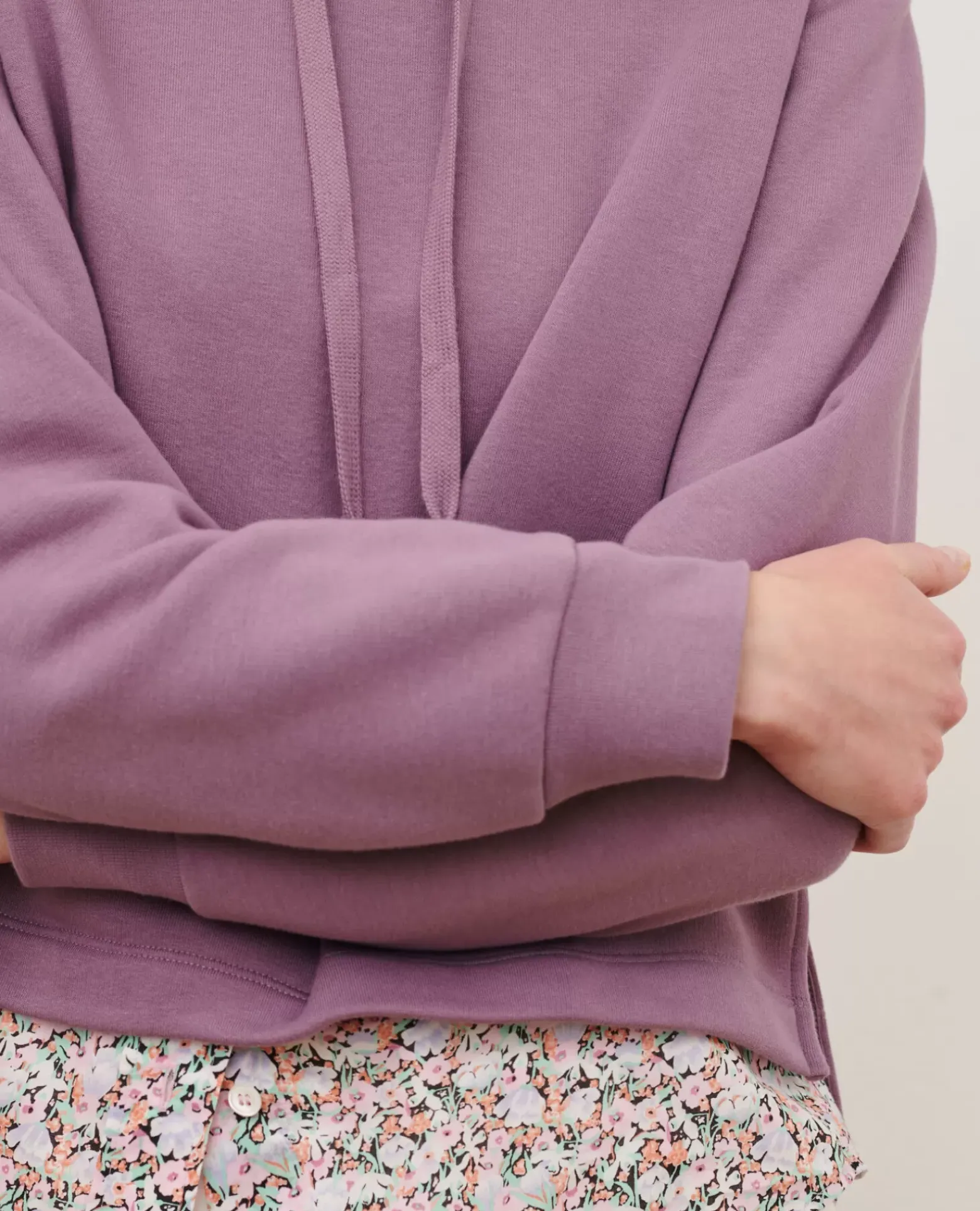 Maille|Comptoir des Cotonniers Sweatshirt A Capuche 0780 Very Grape