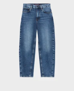 Jeans|Comptoir des Cotonniers Sydonie - Balloon - Jean 7/8E En Coton 7208C 107 Denim Blue