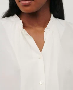 Blouses & Chemises|Comptoir des Cotonniers Top A Manches Courtes 0007 White