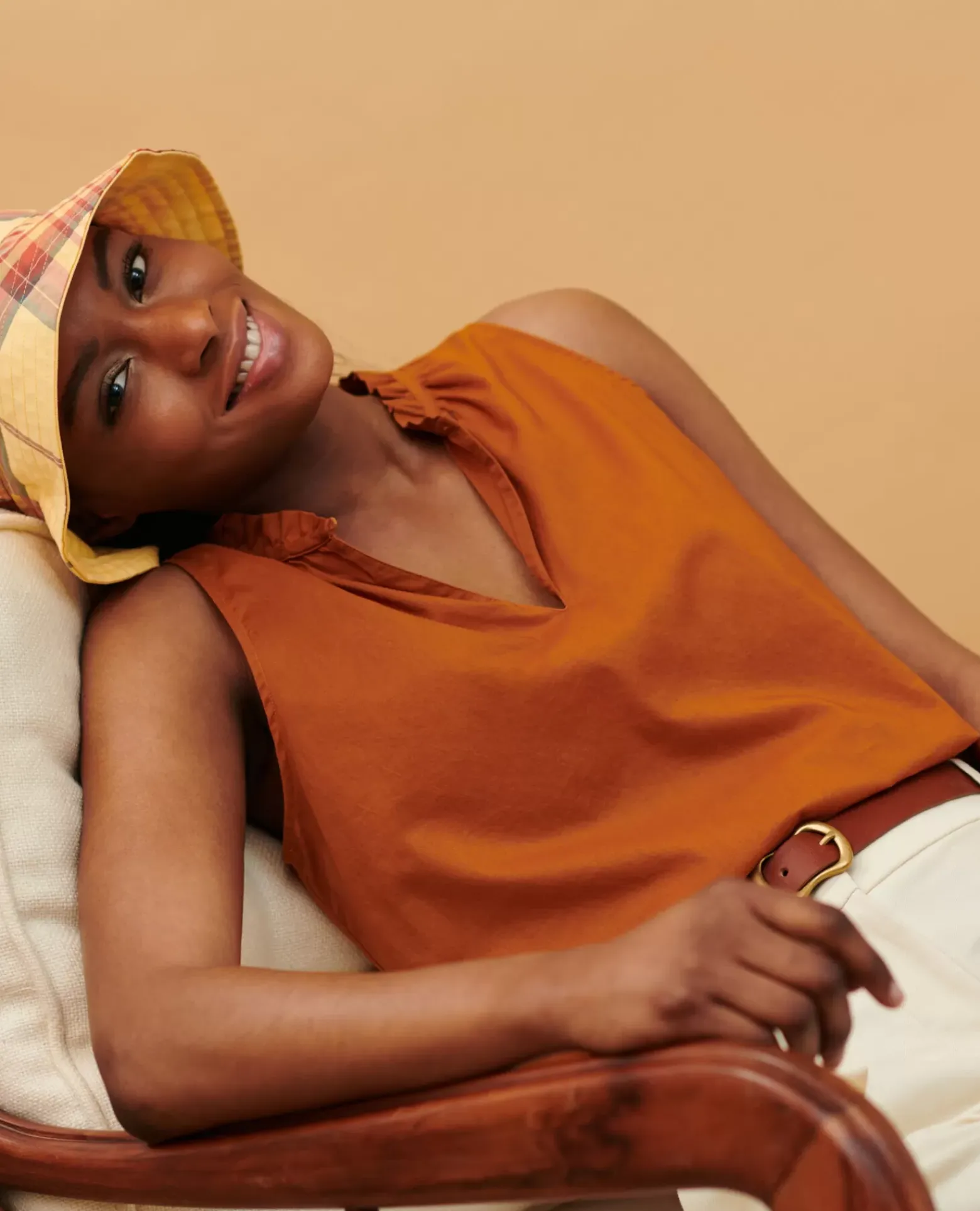 Blouses & Chemises|Comptoir des Cotonniers Top En Voile De Coton 29 Orange