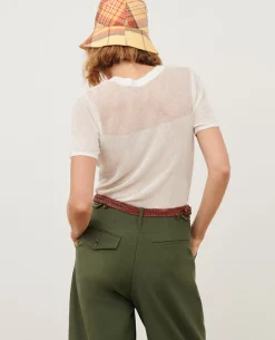 Tops|Comptoir des Cotonniers Top Manches Courtes 0007 White
