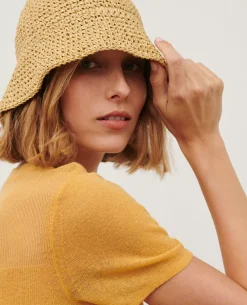 Tops|Comptoir des Cotonniers Top Manches Courtes 0460 Ochre Yellow