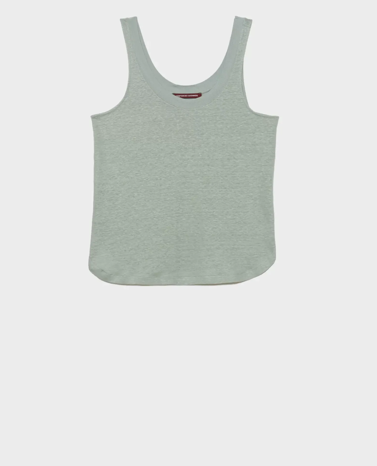Tops|Comptoir des Cotonniers T-Shirt En Lin 50 Green