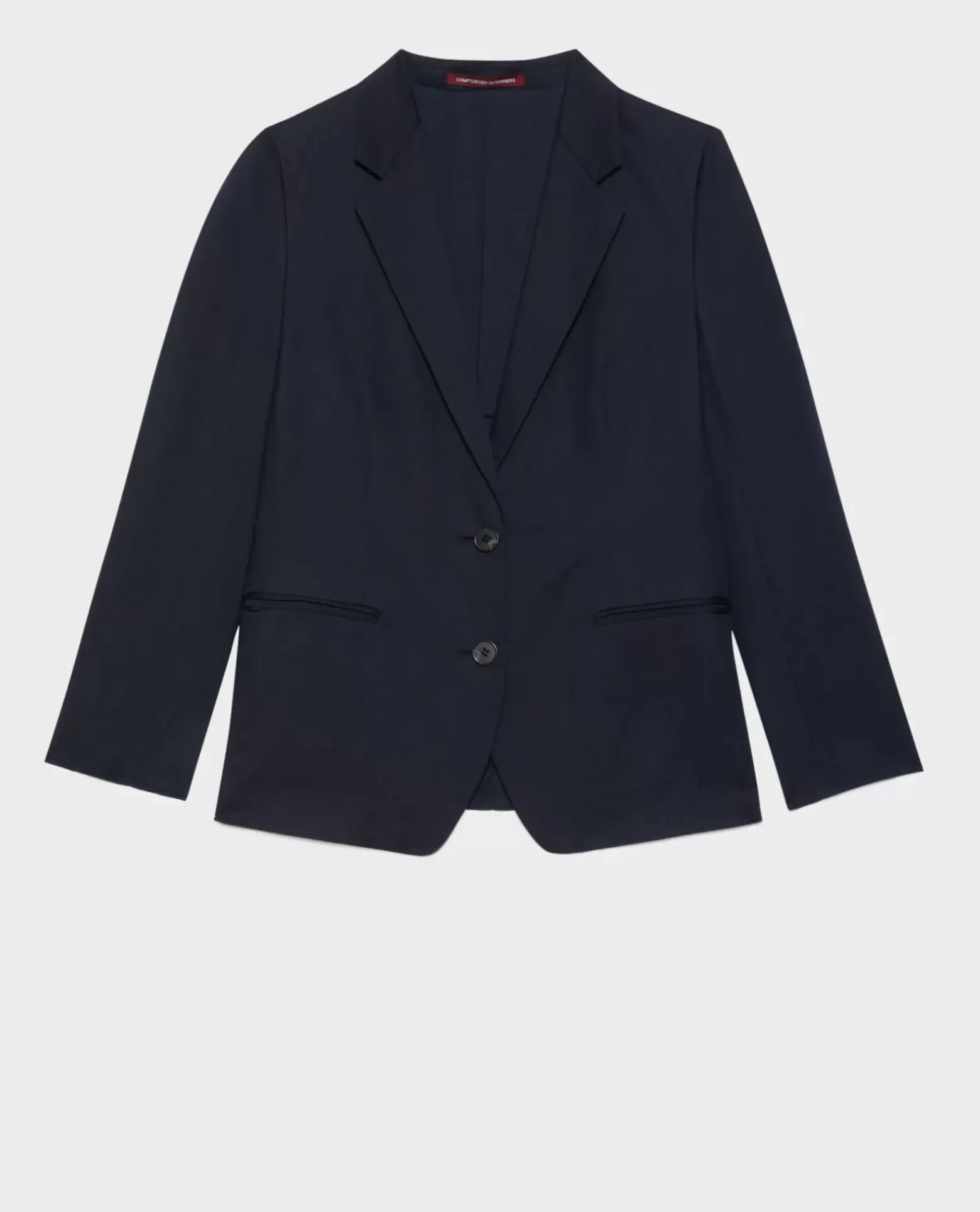 Vestes & Trenchs|Comptoir des Cotonniers Veste De Blazer En Lin Melange 4277 Night_Sky