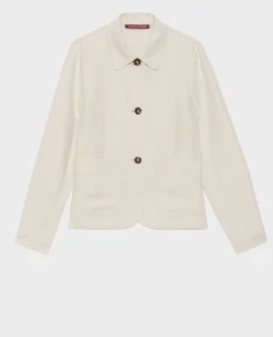 Vestes & Trenchs|Comptoir des Cotonniers Veste En Lin 0310 Beige Natural