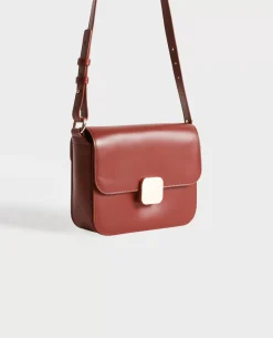 Sacs|Comptoir des Cotonniers Vic - Sac Boite En Cuir 4024 Camel