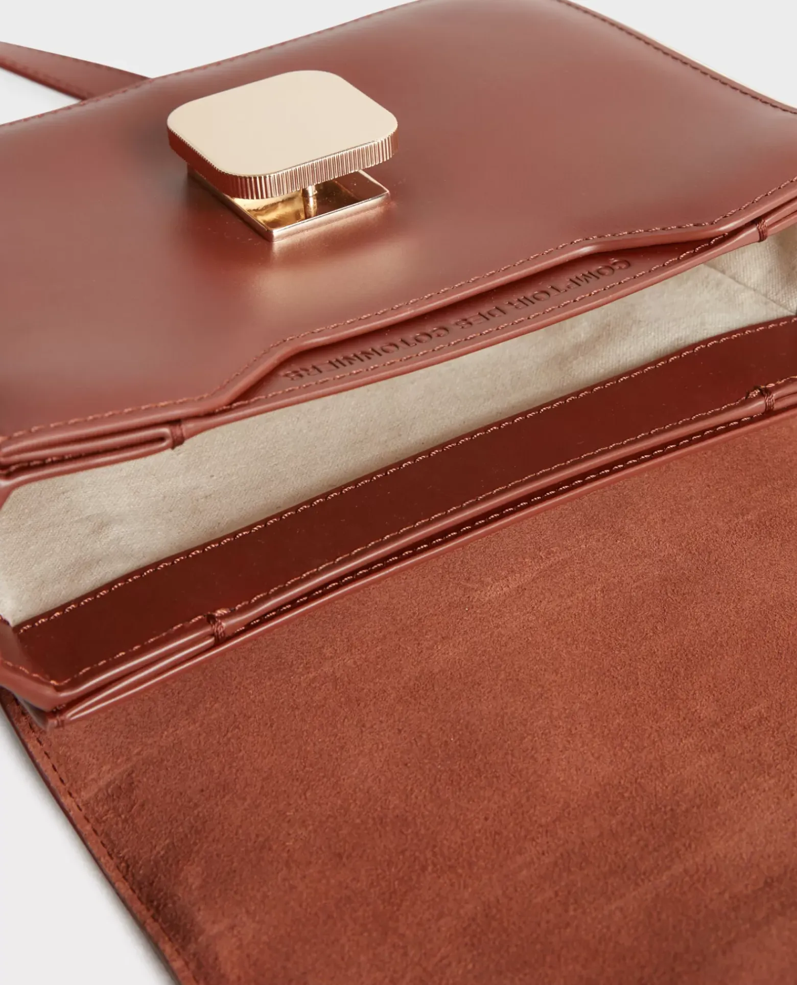 Sacs|Comptoir des Cotonniers Vic - Sac Boite En Cuir 4024 Camel